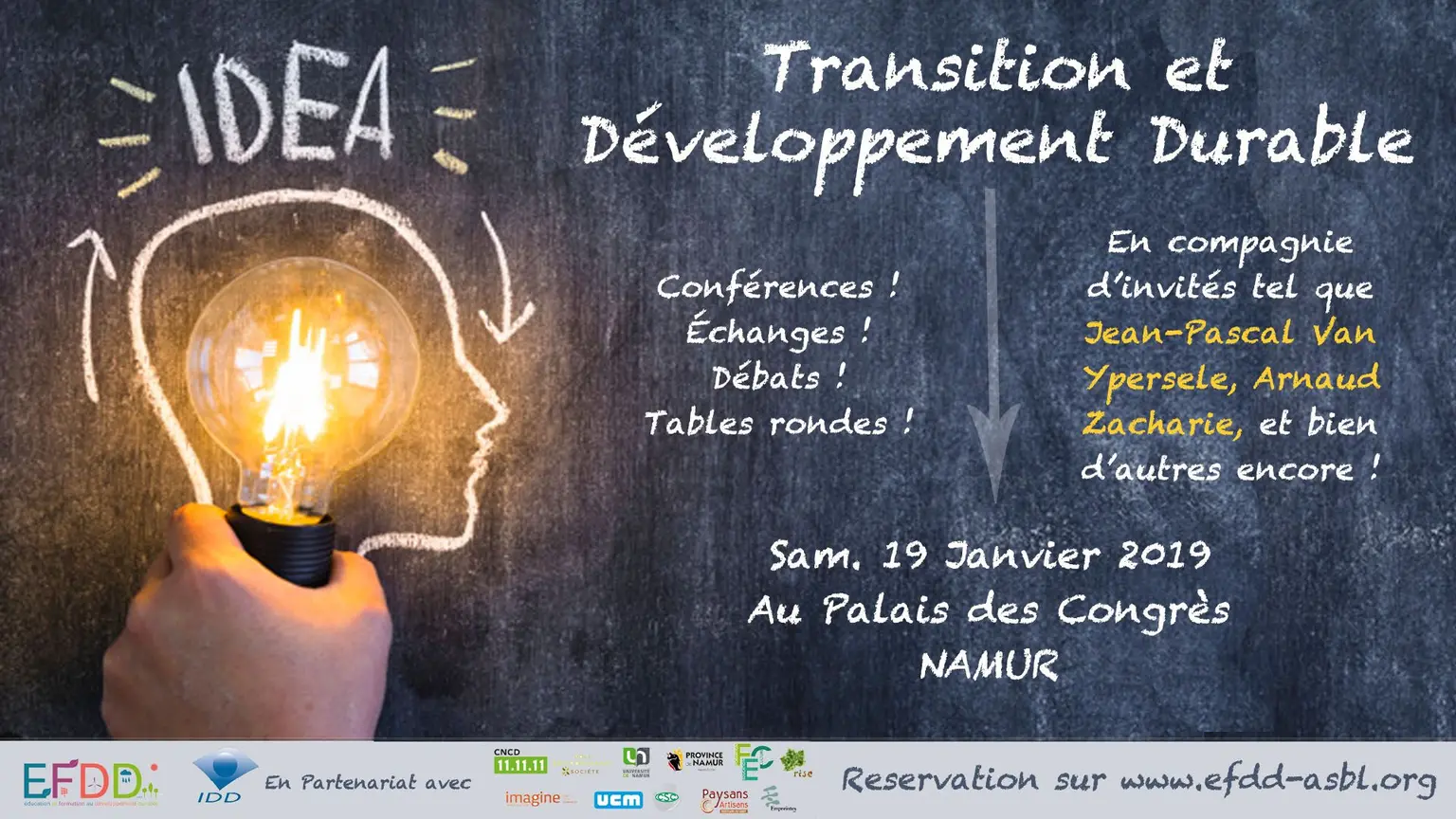 19 janvier – Namur - Transition et développement durable