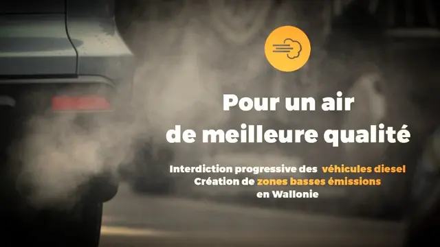 Le Gouvernement wallon prend des mesures pour améliorer la qualité de l’air