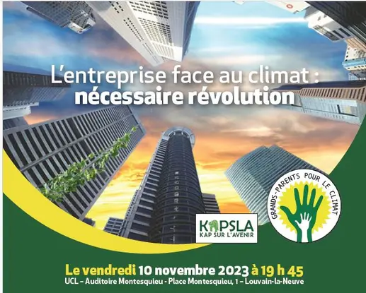 L'entreprise face au climat : nécessaire révolution - Conférence-débat