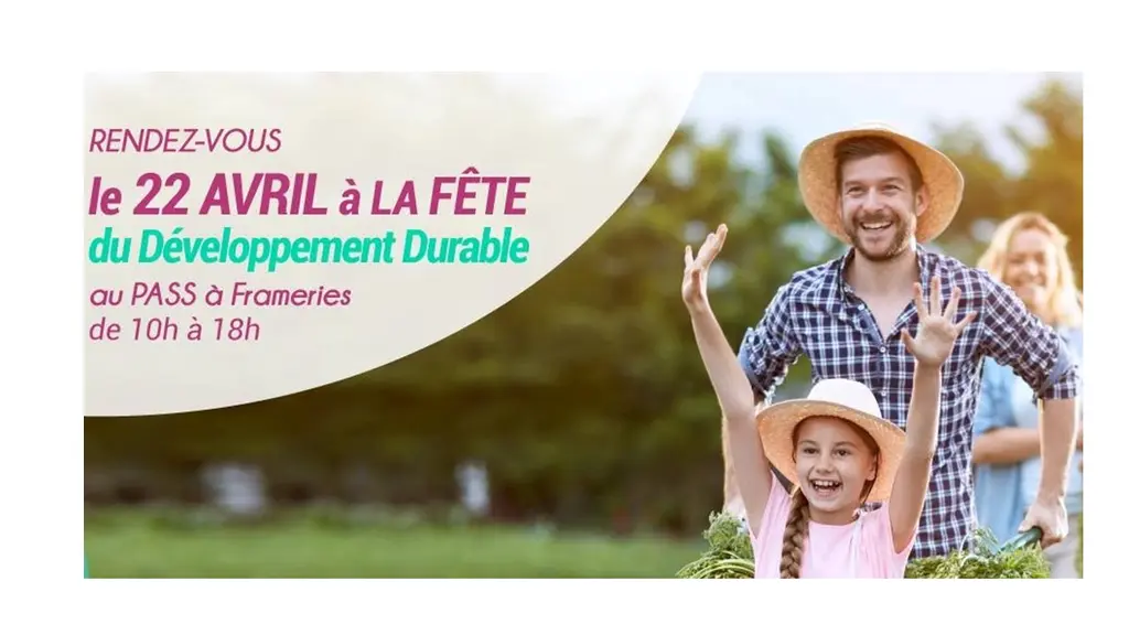 22 avril à Frameries : seconde édition de la fête du développement durable